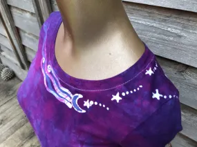 Spring Time Happiness Sale Basket Batik Top - Size Small