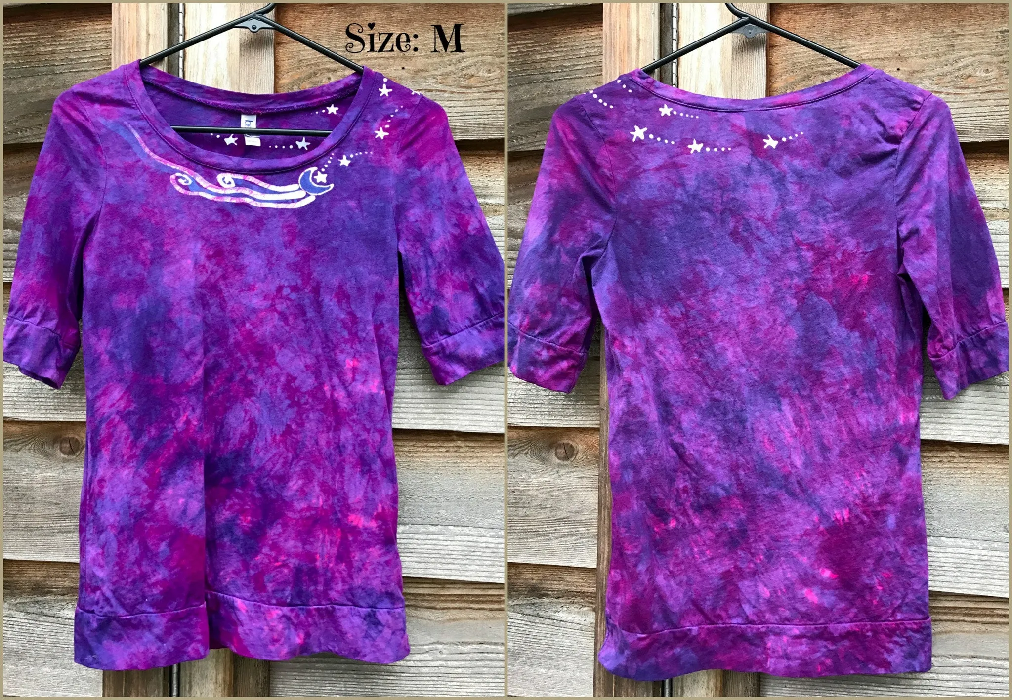 Spring Time Happiness Sale Basket Batik Top - Size Small