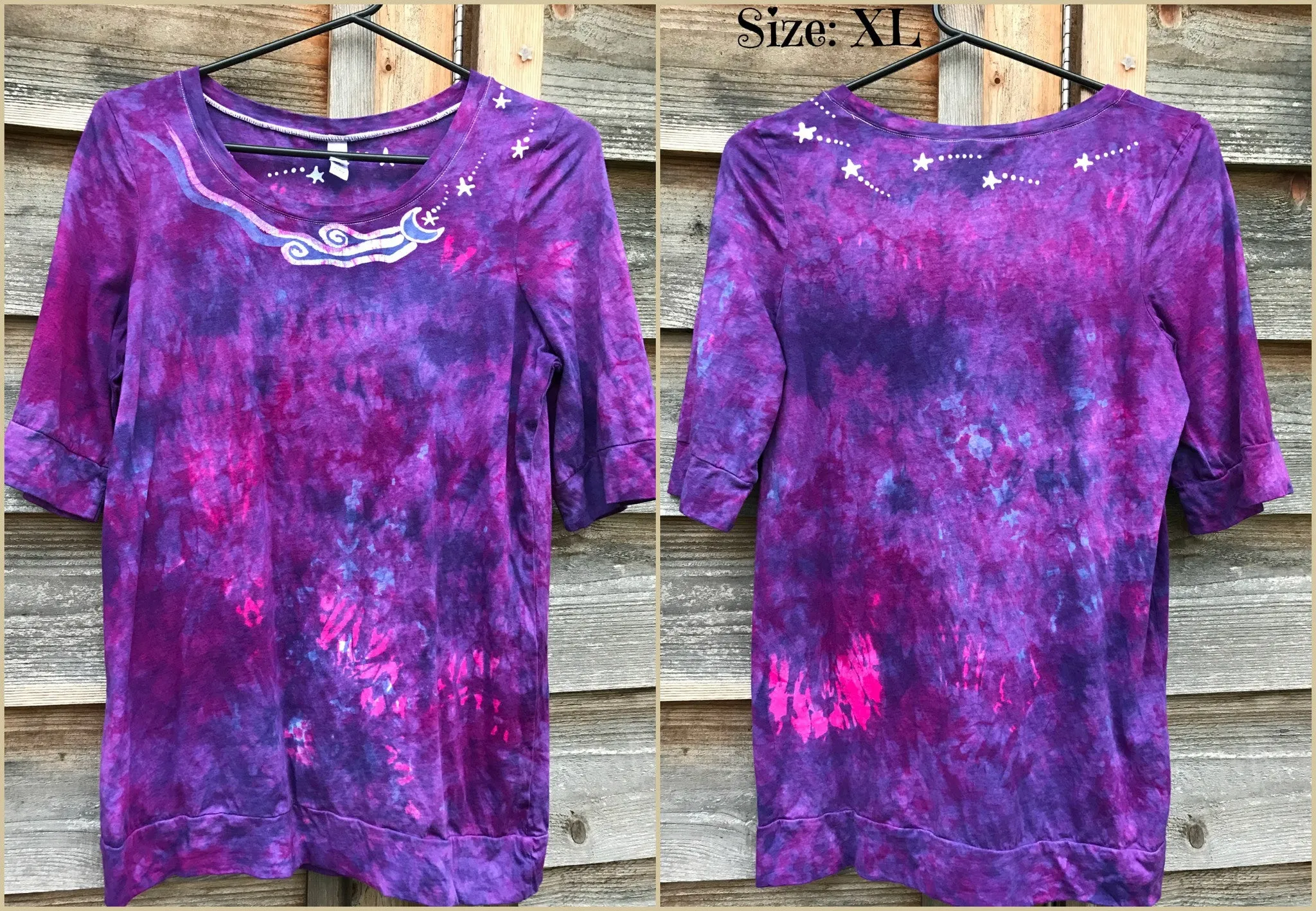 Spring Time Happiness Sale Basket Batik Top - Size Small