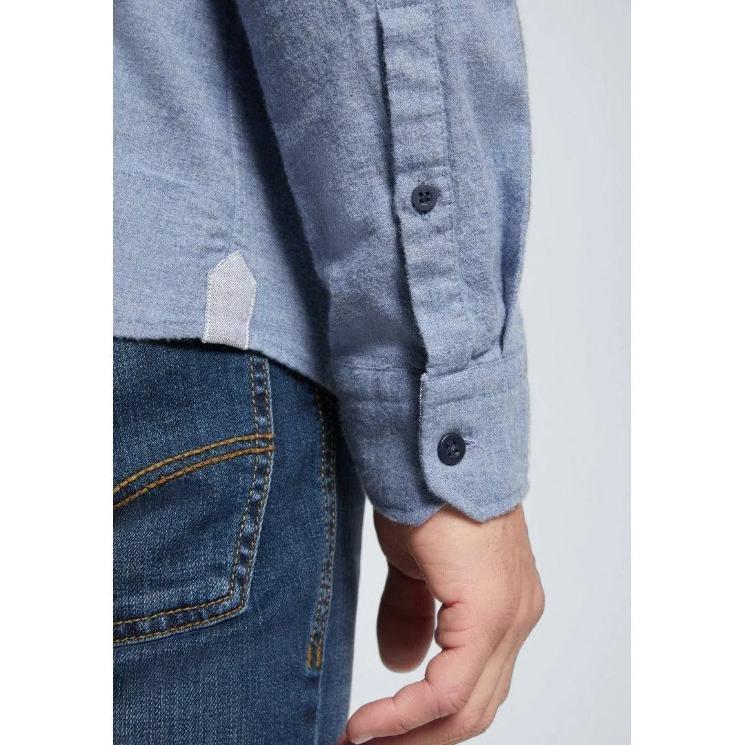 Strellson Carver Mens Cotton Blue Shirt