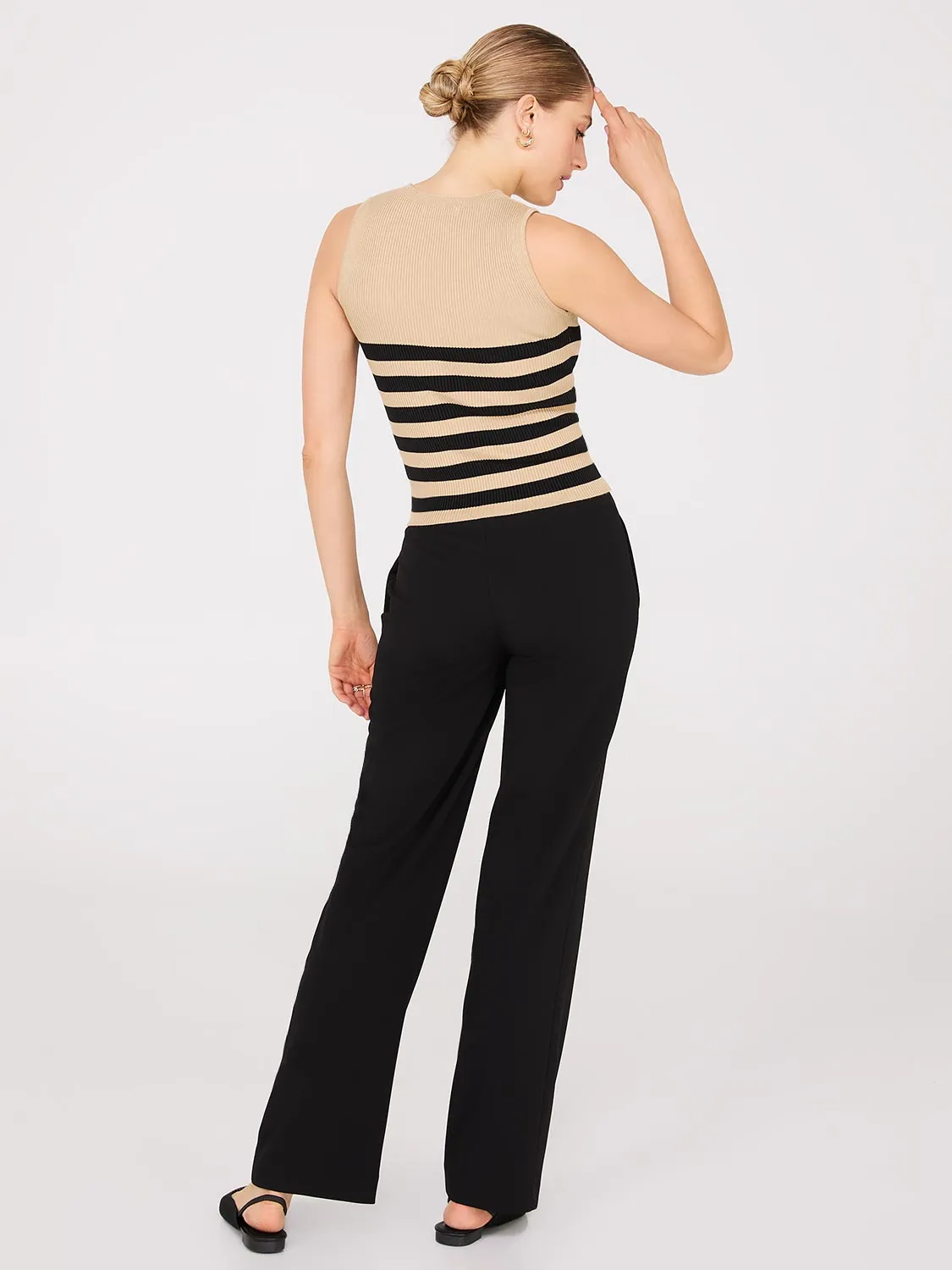 Striped Knit Tank Top