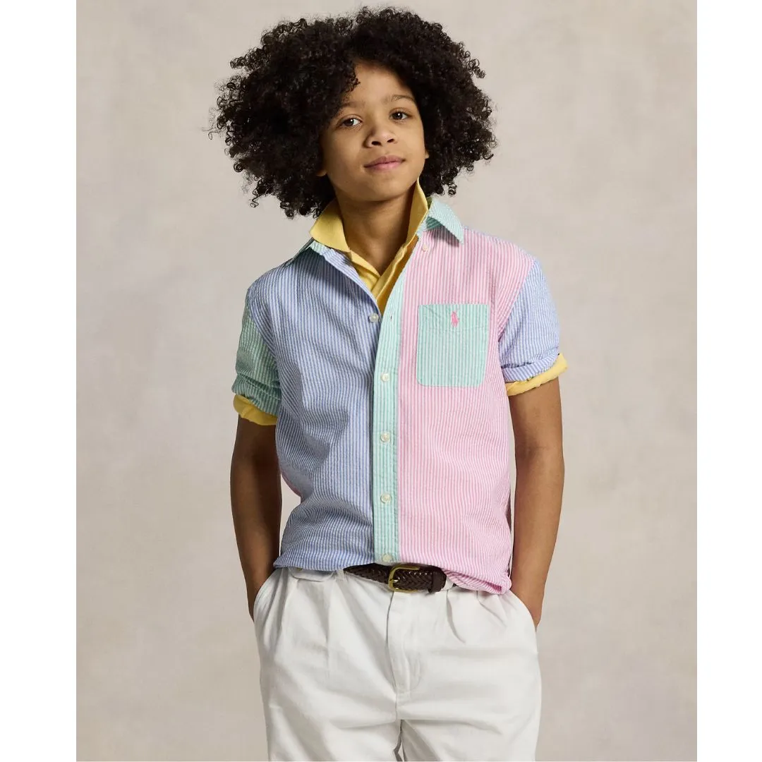 Striped Seersucker Shirt