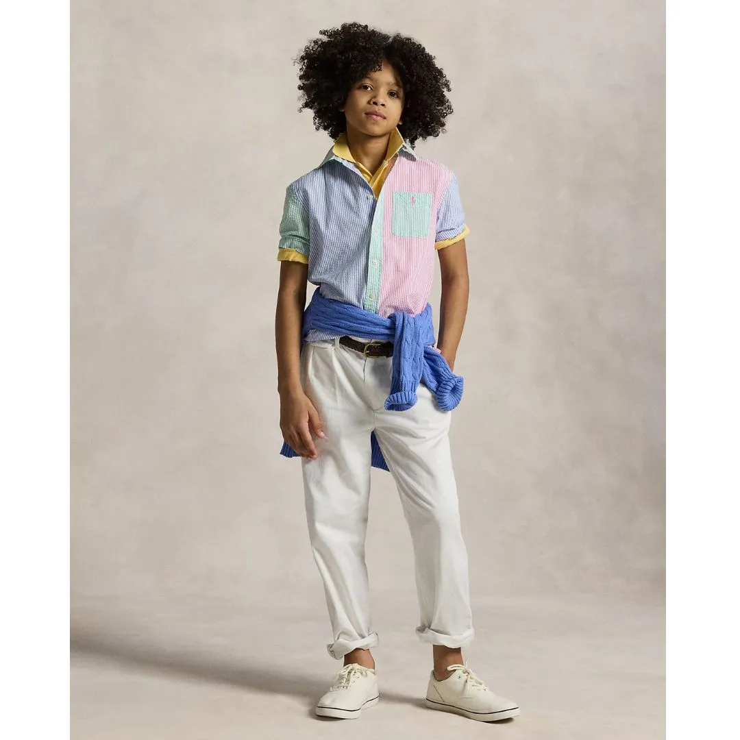 Striped Seersucker Shirt