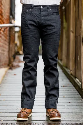 Sugar Cane Black Denim Type-III Slim Tapered - One Wash 13 oz. Japanese Selvedge Denim