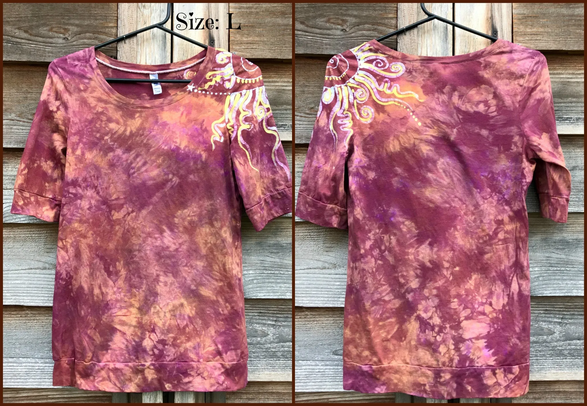 Sunshine On My Shoulders Sale Basket Batik Top