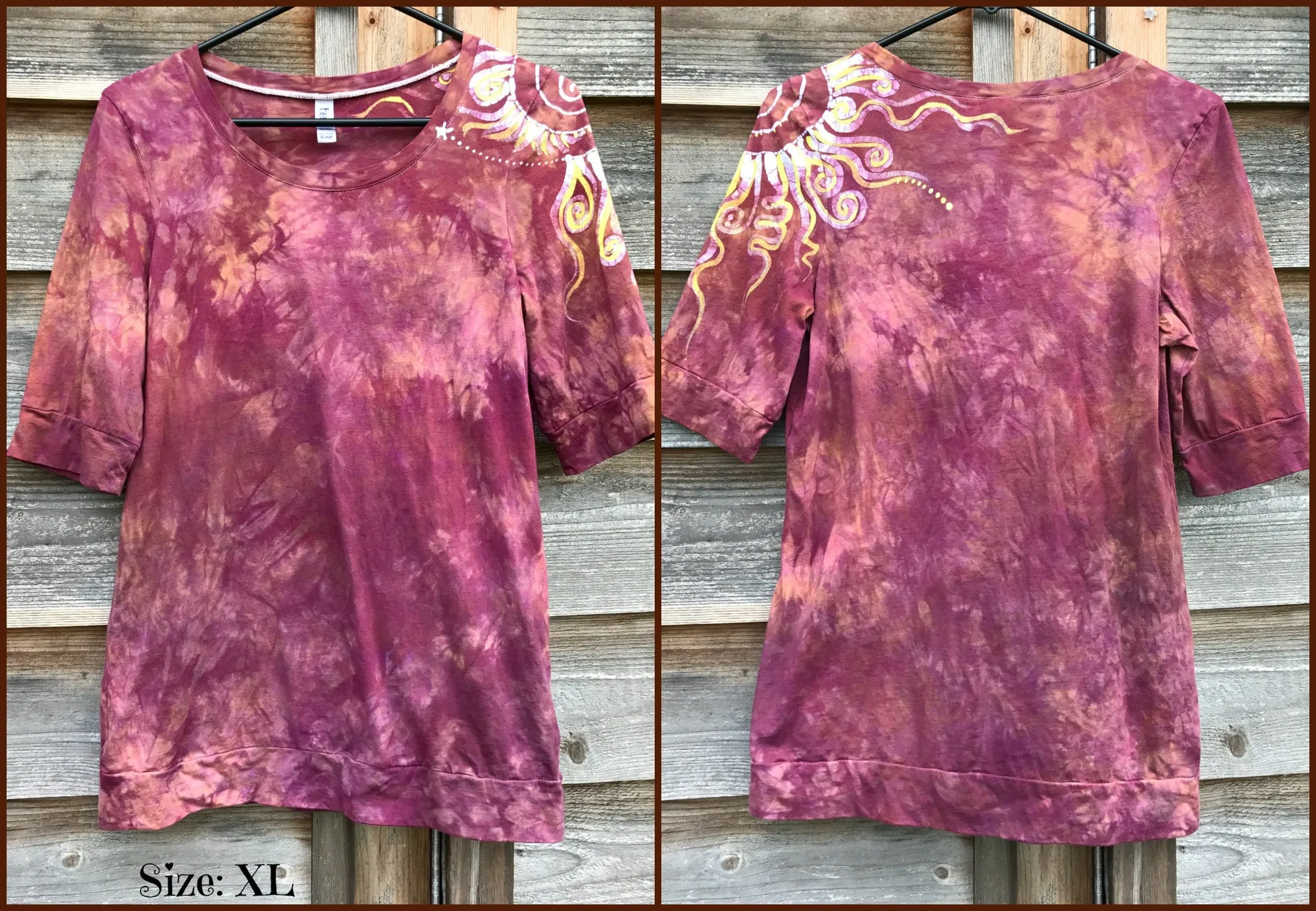 Sunshine On My Shoulders Sale Basket Batik Top
