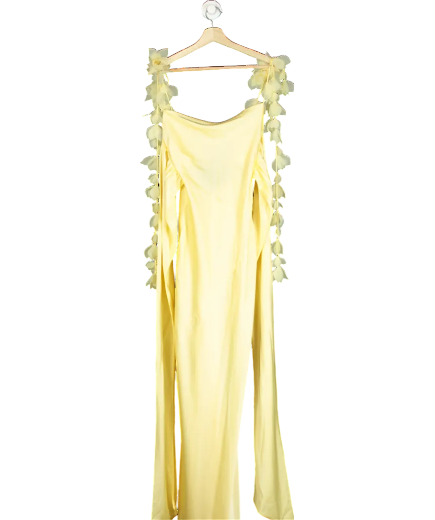Sydney Lane Yellow Tilly Floral Slip Dress UK XS
