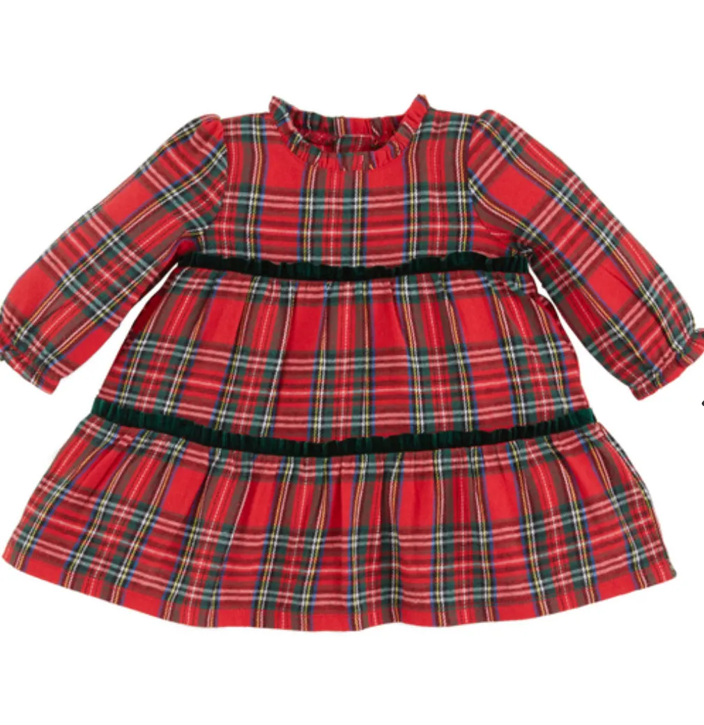 Tartan Tiered Dress