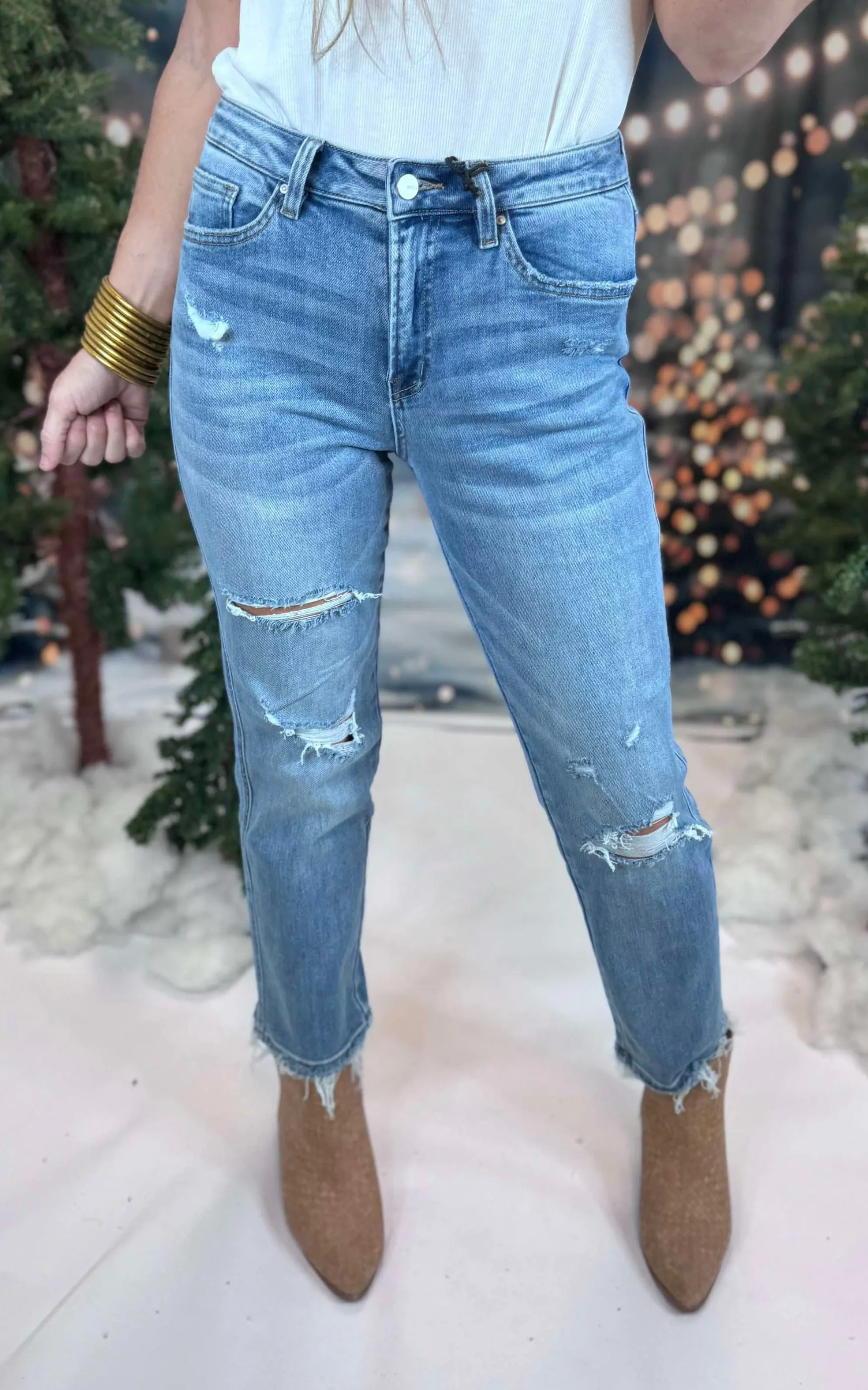 The 2.0 Holy Grail Boyfriend Distressed Denim Jean | Mica Collab w/ Bad Habit