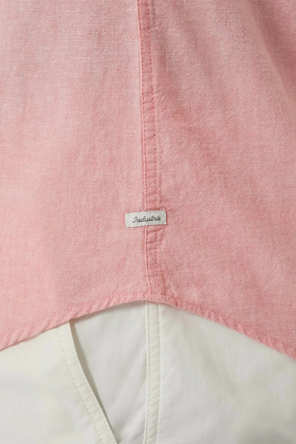 The Cammello Linen Shirt - Coral