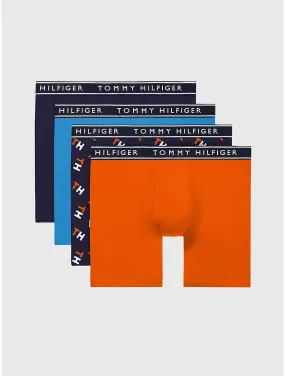 Tommy Hilfiger Men's Cotton Stretch Boxer Brief 4-Pack
