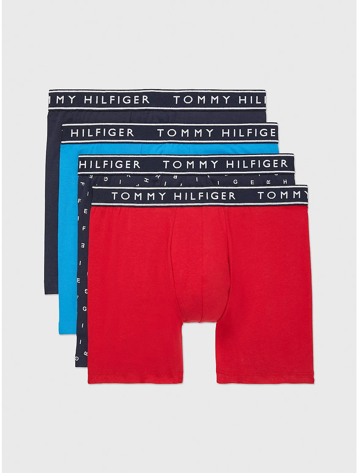 Tommy Hilfiger Men's Cotton Stretch Boxer Brief 4-Pack