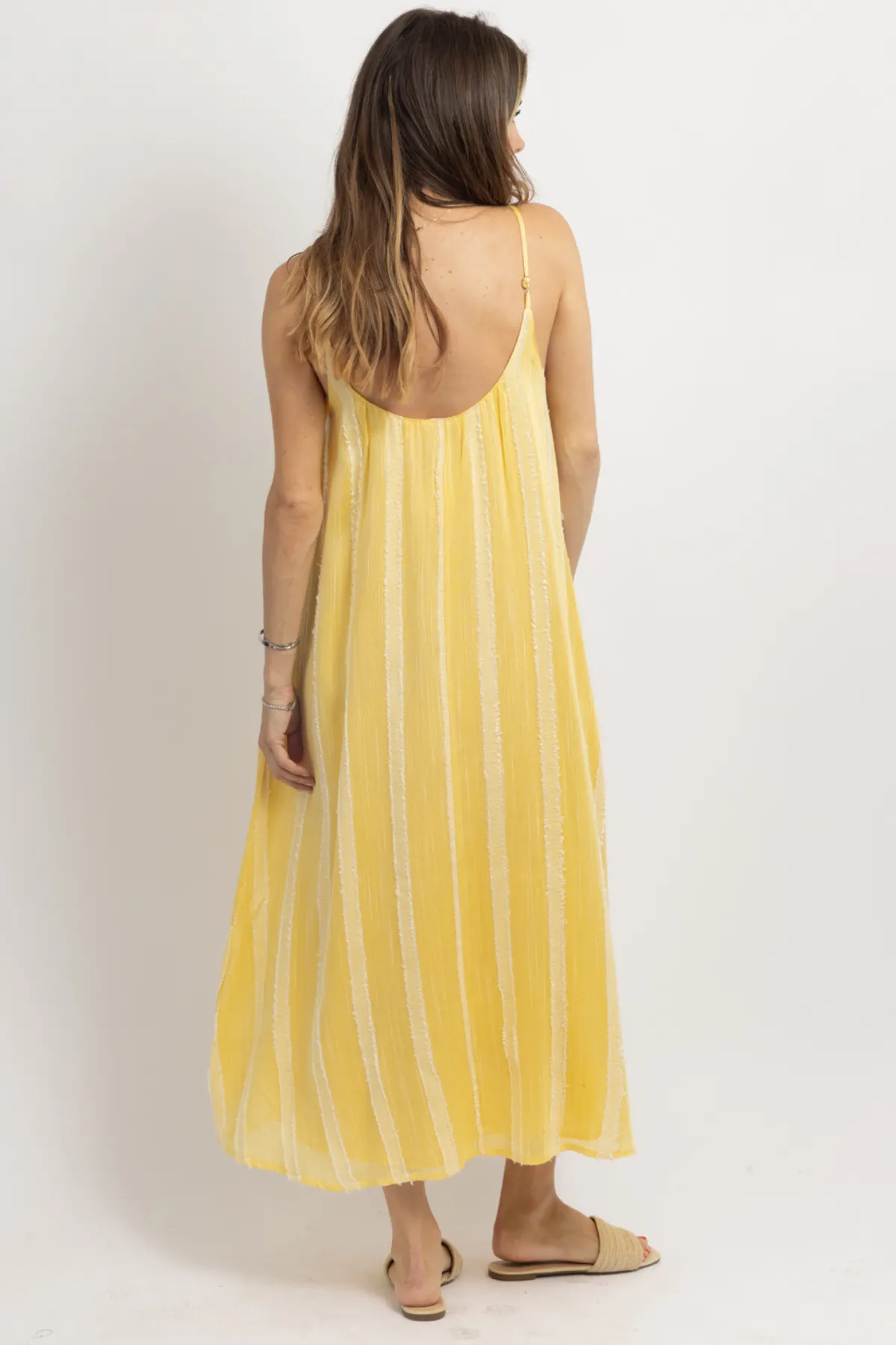 VALLEY YELLOW CONTRAST DRESS