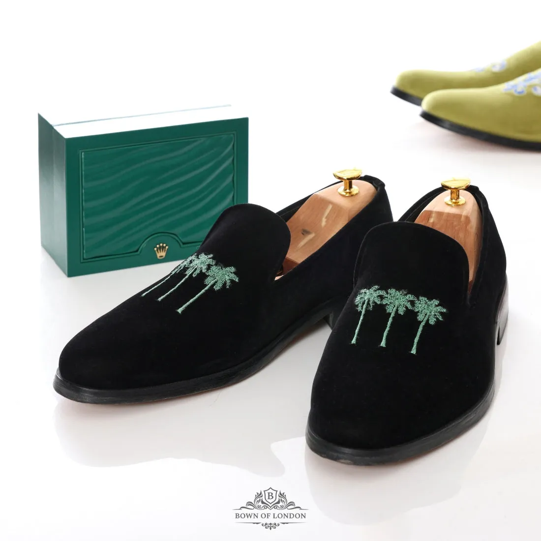 Velvet Loafer/Slipper Shoe Custom