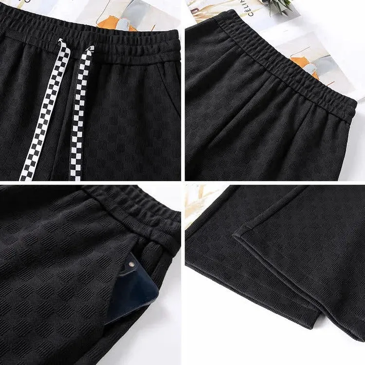 Vintage Love Heart Sweater Casual Pants Two Piece Set