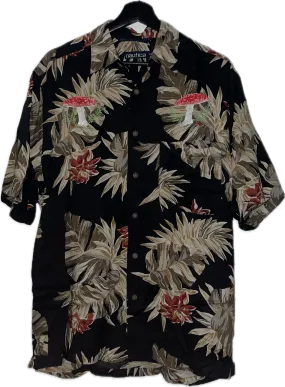 Vintage Mushroom Hawaiian Shirt (Medium)