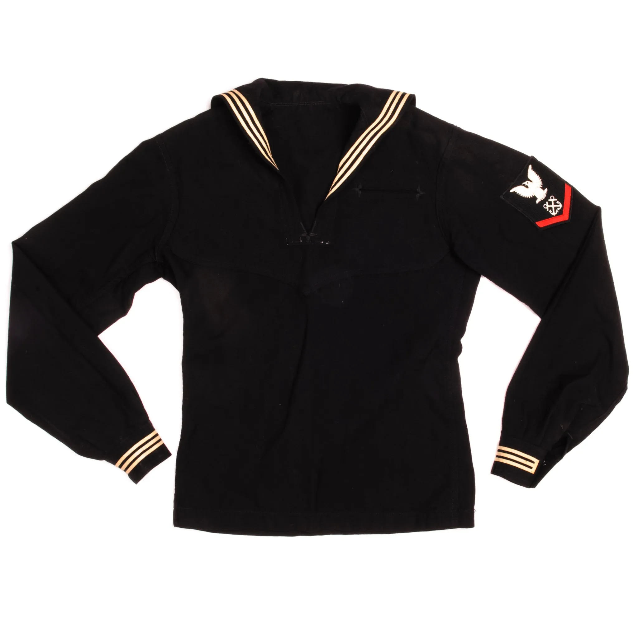 VINTAGE US NAVY EXPERIMENTAL GARMENT JUMPER 1978 SIZE 36L WITH PATCH.