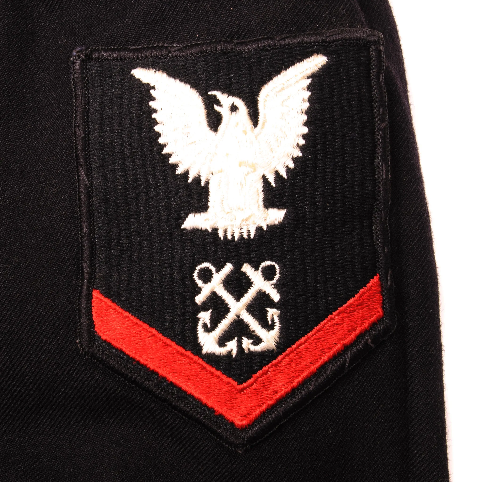 VINTAGE US NAVY EXPERIMENTAL GARMENT JUMPER 1978 SIZE 36L WITH PATCH.