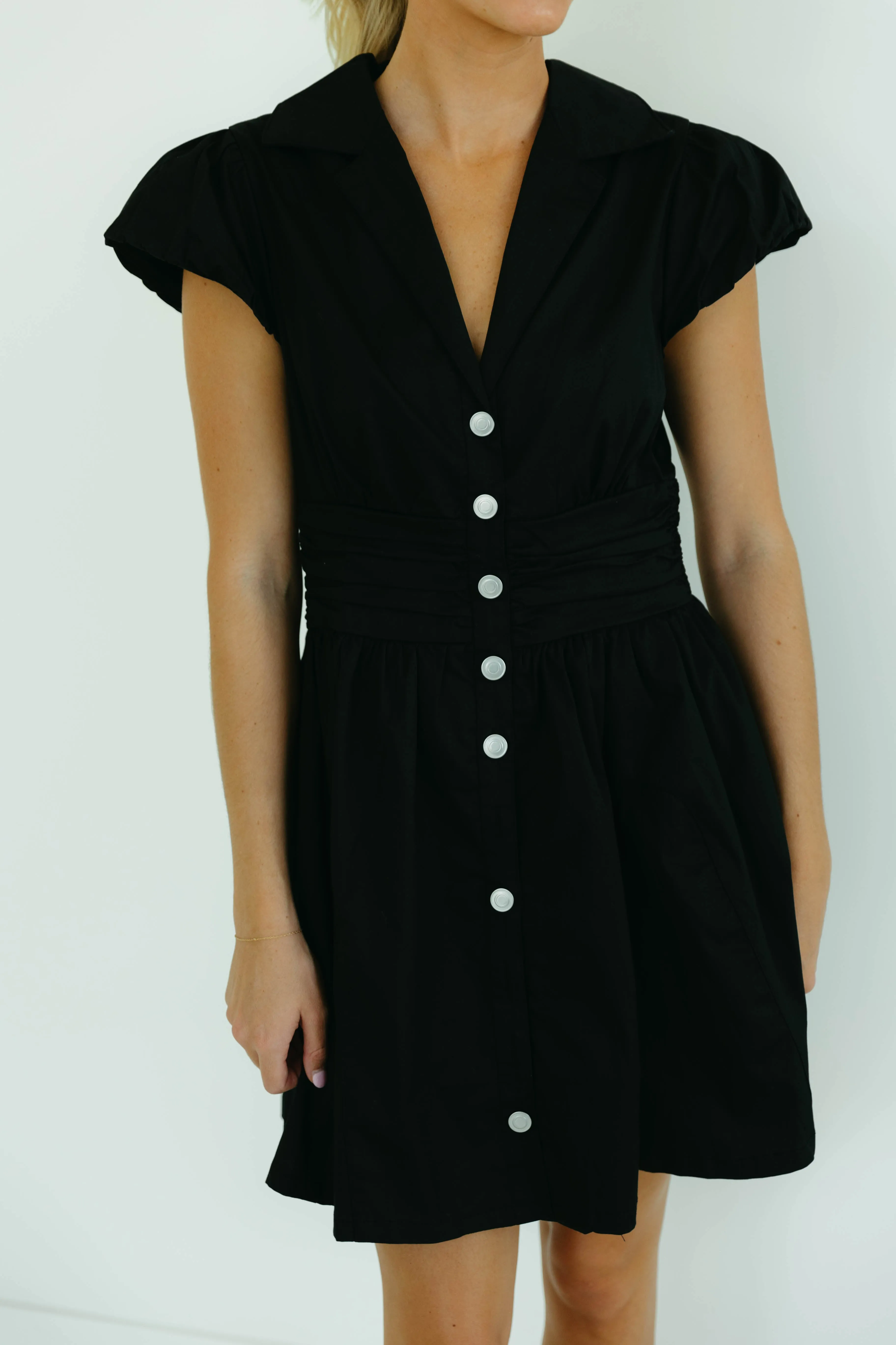 Whitley Mini Dress - Black