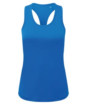 Womens TriDri® recycled performance slim racerback vest | Sapphire