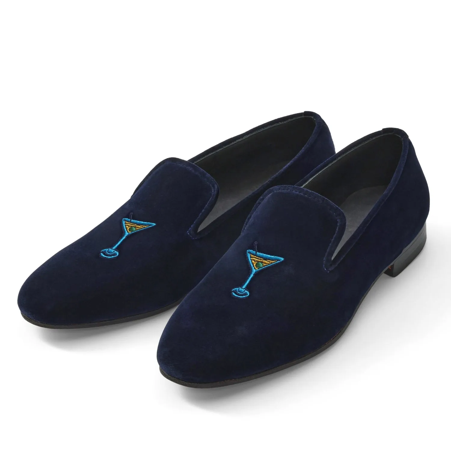 Women's Velvet Loafer/Slipper Shoe Musical Notes